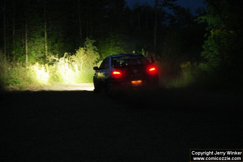 Peter Farrow / Ian Nelson Subaru WRX on SS9, Steamboat II.