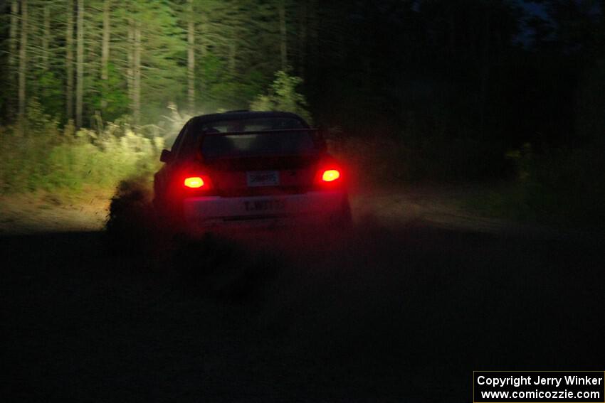 Tyler Witte / Cindi Carlson Mitsubishi Lancer Evo IV on SS9, Steamboat II.