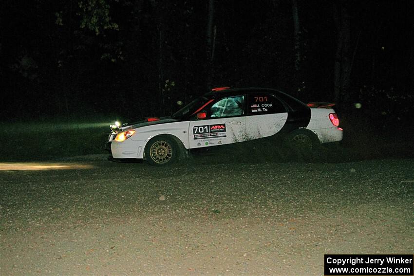 Jason Cook / Maggie Tu Subaru WRX on SS9, Steamboat II.