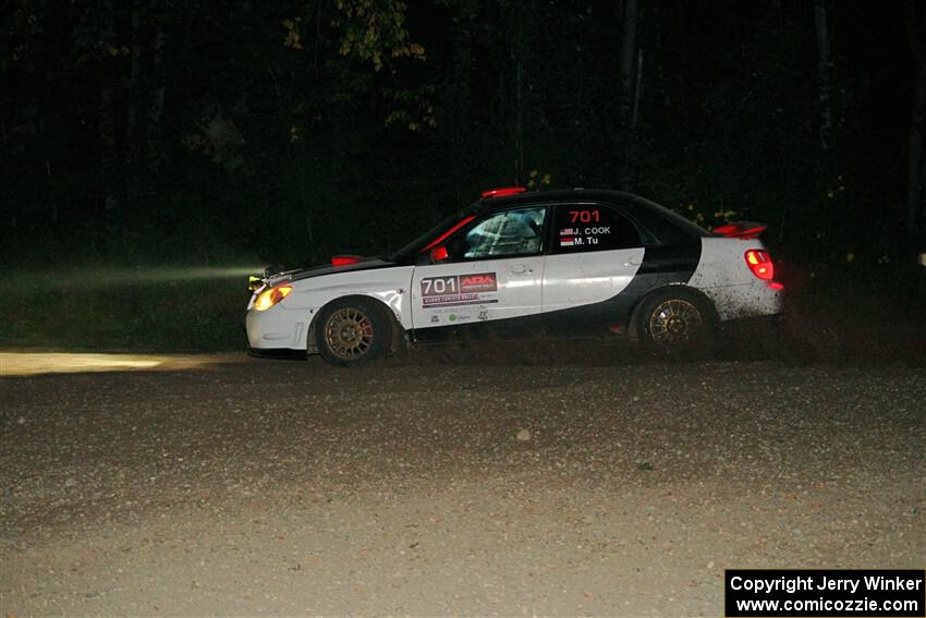 Jason Cook / Maggie Tu Subaru WRX on SS9, Steamboat II.