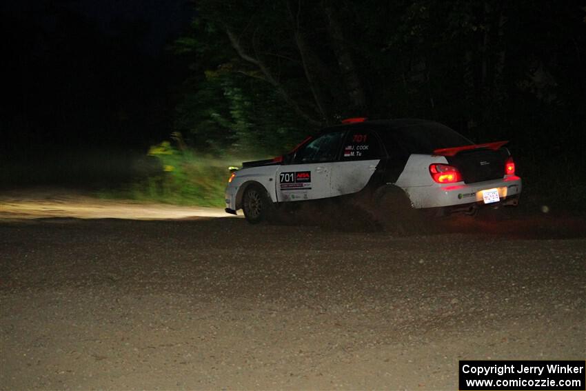 Jason Cook / Maggie Tu Subaru WRX on SS9, Steamboat II.