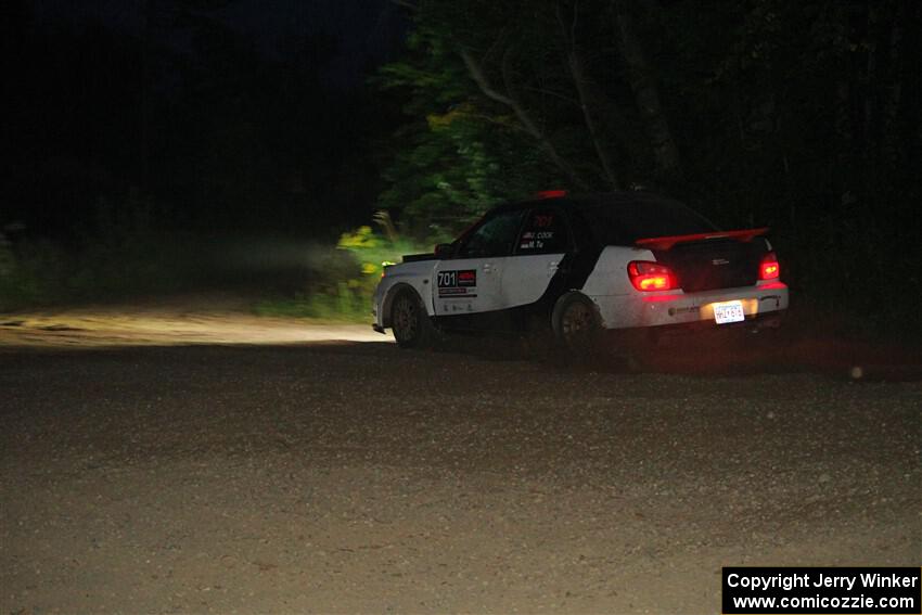 Jason Cook / Maggie Tu Subaru WRX on SS9, Steamboat II.