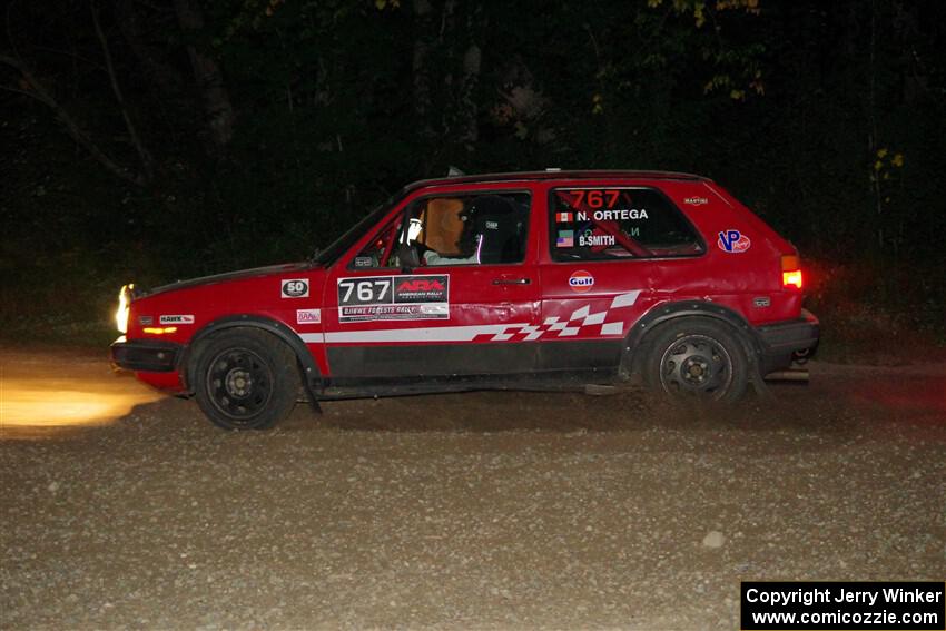 Nino Ortega / Boyd Smith VW GTI on SS9, Steamboat II.