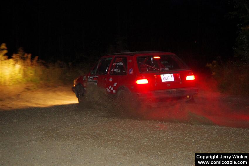 Nino Ortega / Boyd Smith VW GTI on SS9, Steamboat II.