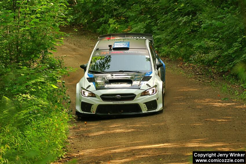 Conner Martell / Alex Gelsomino Subaru WRX STi on SS10, Otterkill I.