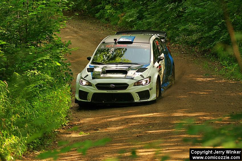 Conner Martell / Alex Gelsomino Subaru WRX STi on SS10, Otterkill I.