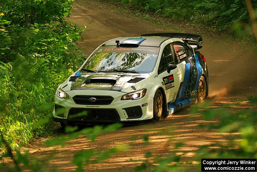 Conner Martell / Alex Gelsomino Subaru WRX STi on SS10, Otterkill I.