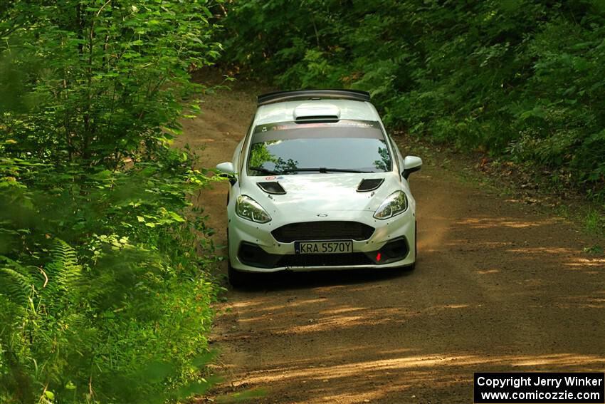 Javier Olivares / K.J. Miller Ford Fiesta Rally3 on SS10, Otterkill I.