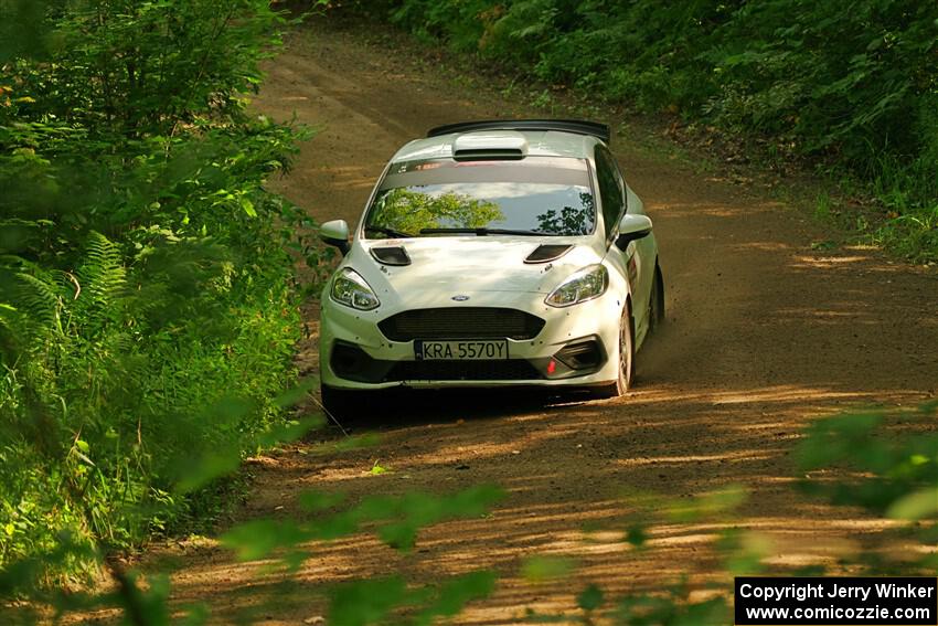 Javier Olivares / K.J. Miller Ford Fiesta Rally3 on SS10, Otterkill I.