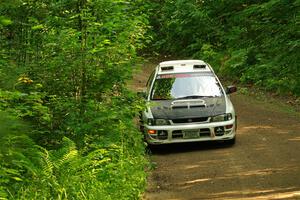 Aidan Hicks / John Hicks Subaru Impreza Wagon on SS10, Otterkill I.