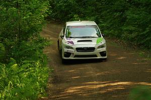 Jamey Randall / Andrew Rausch Subaru WRX on SS10, Otterkill I.