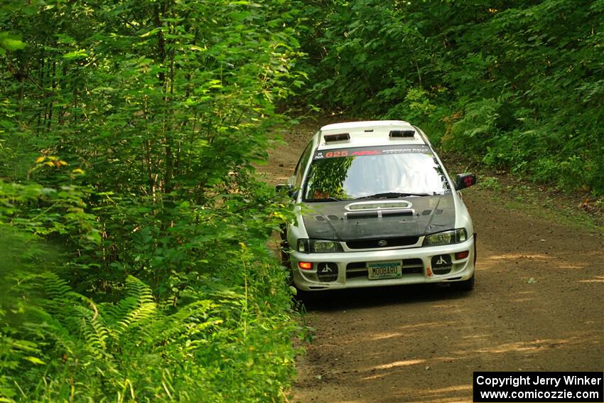 Aidan Hicks / John Hicks Subaru Impreza Wagon on SS10, Otterkill I.