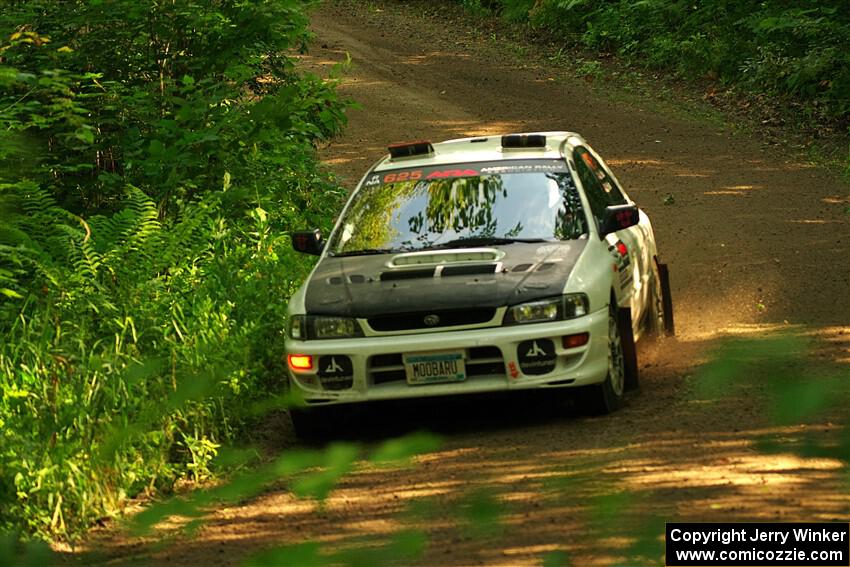 Aidan Hicks / John Hicks Subaru Impreza Wagon on SS10, Otterkill I.