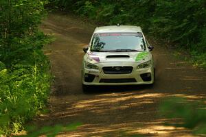 Jamey Randall / Andrew Rausch Subaru WRX on SS10, Otterkill I.