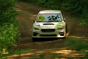 Jamey Randall / Andrew Rausch Subaru WRX on SS10, Otterkill I.