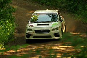 Jamey Randall / Andrew Rausch Subaru WRX on SS10, Otterkill I.