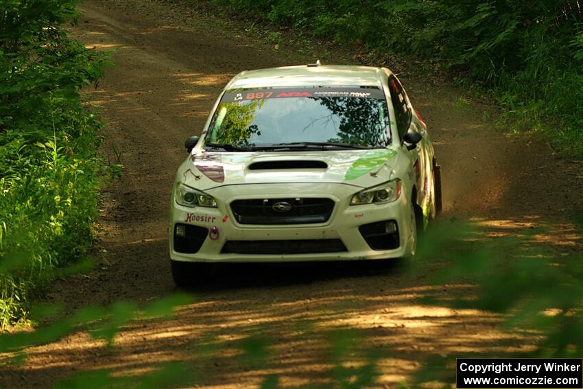 Jamey Randall / Andrew Rausch Subaru WRX on SS10, Otterkill I.