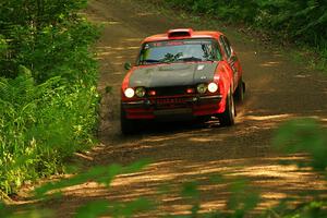 Mike Hurst / Randall Short Ford Capri on SS10, Otterkill I.