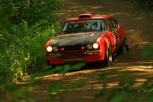 Mike Hurst / Randall Short Ford Capri on SS10, Otterkill I.