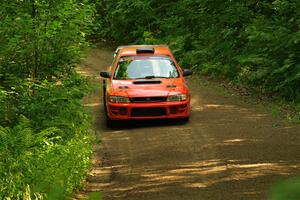 Travis Mattonen / Anikka Nykanen Subaru Impreza on SS10, Otterkill I.