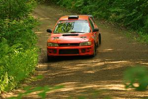 Travis Mattonen / Anikka Nykanen Subaru Impreza on SS10, Otterkill I.