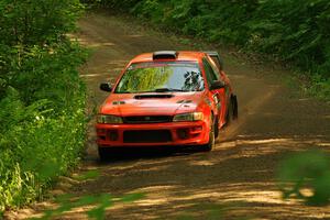 Travis Mattonen / Anikka Nykanen Subaru Impreza on SS10, Otterkill I.