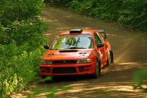 Travis Mattonen / Anikka Nykanen Subaru Impreza on SS10, Otterkill I.