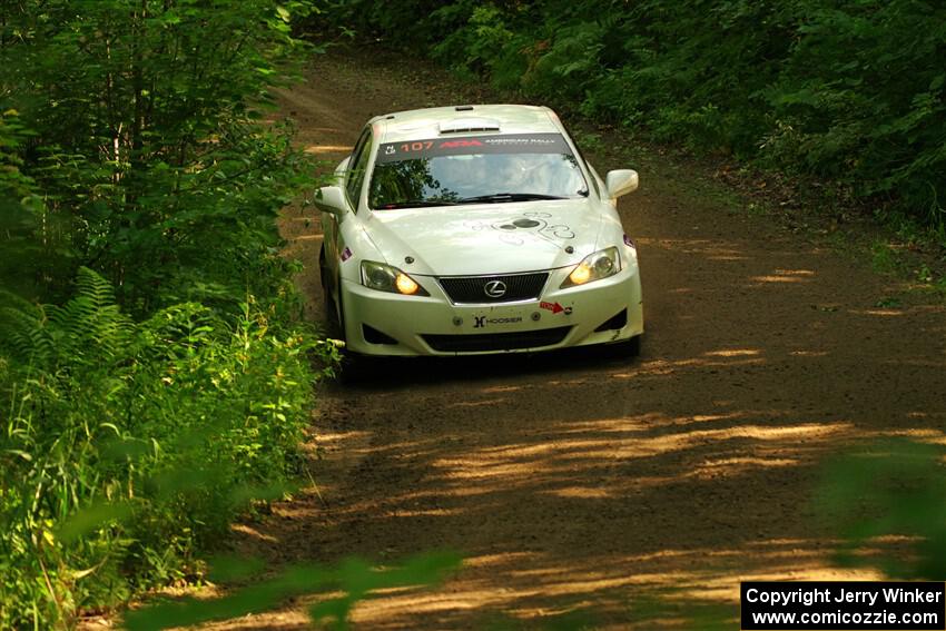 Richo Healey / Michelle Miller Lexus IS250 on SS10, Otterkill I.