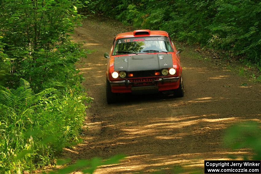 Mike Hurst / Randall Short Ford Capri on SS10, Otterkill I.