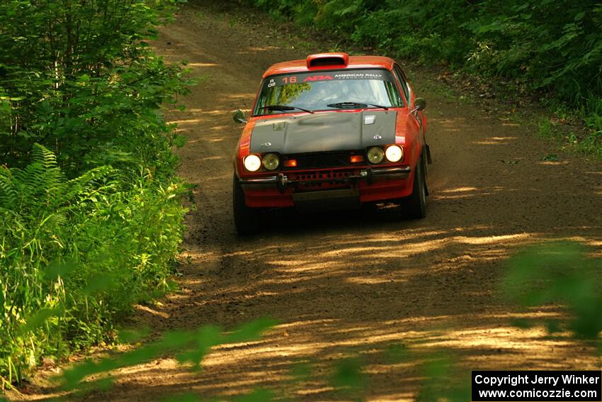 Mike Hurst / Randall Short Ford Capri on SS10, Otterkill I.