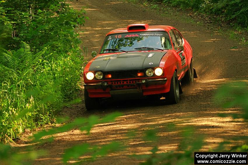 Mike Hurst / Randall Short Ford Capri on SS10, Otterkill I.