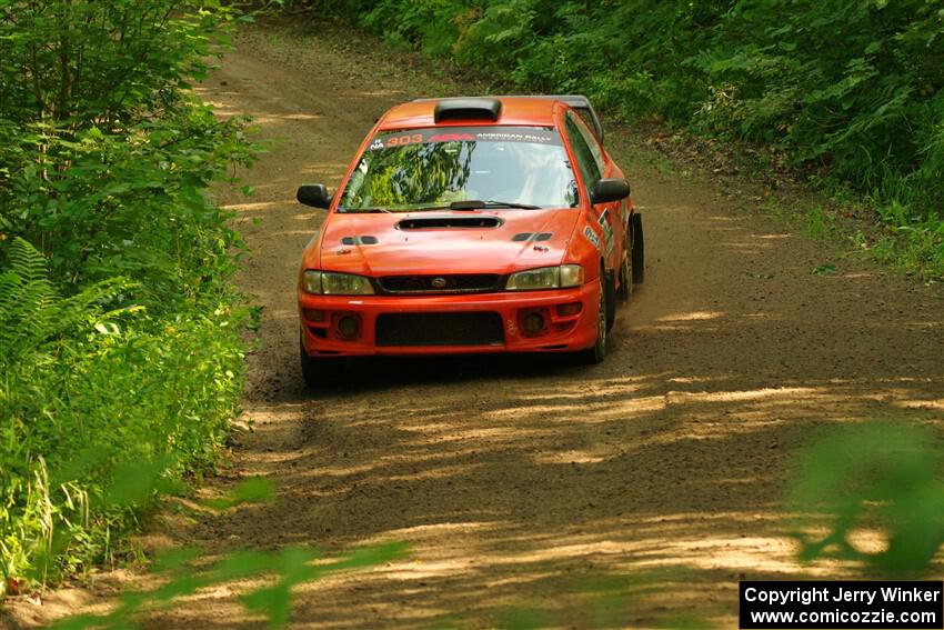 Travis Mattonen / Anikka Nykanen Subaru Impreza on SS10, Otterkill I.