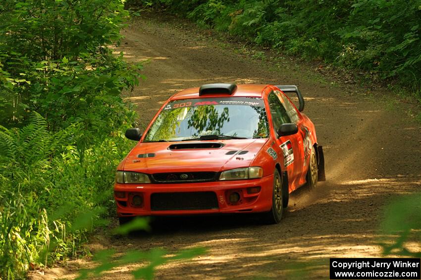 Travis Mattonen / Anikka Nykanen Subaru Impreza on SS10, Otterkill I.