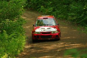 Tyler Witte / Cindi Carlson Mitsubishi Lancer Evo IV on SS10, Otterkill I.