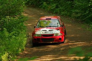 Tyler Witte / Cindi Carlson Mitsubishi Lancer Evo IV on SS10, Otterkill I.