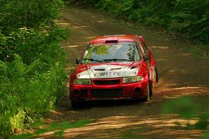 Tyler Witte / Cindi Carlson Mitsubishi Lancer Evo IV on SS10, Otterkill I.