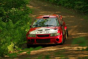 Tyler Witte / Cindi Carlson Mitsubishi Lancer Evo IV on SS10, Otterkill I.