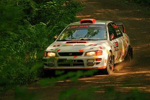 Richard Donovan / Greg Donovan Subaru Impreza on SS10, Otterkill I.