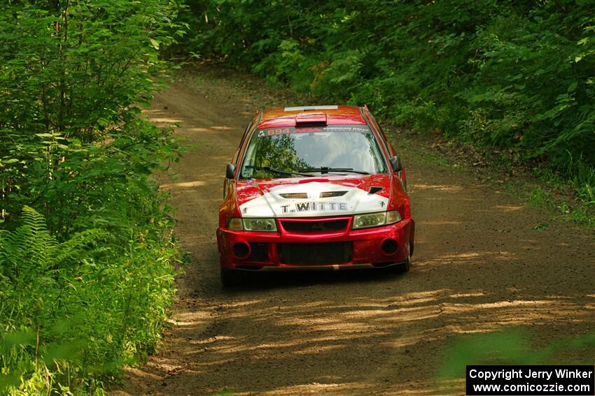 Tyler Witte / Cindi Carlson Mitsubishi Lancer Evo IV on SS10, Otterkill I.