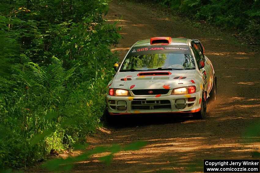 Richard Donovan / Greg Donovan Subaru Impreza on SS10, Otterkill I.