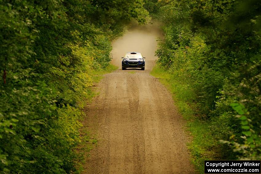 Travis Pastrana / Rhianon Gelsomino Subaru WRX ARA24 on SS13, Anchor-Mattson I.