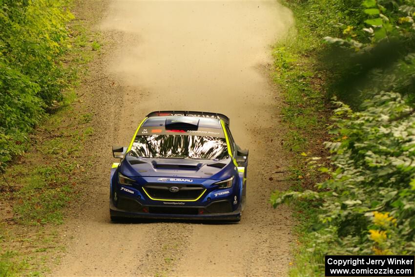 Travis Pastrana / Rhianon Gelsomino Subaru WRX ARA24 on SS13, Anchor-Mattson I.