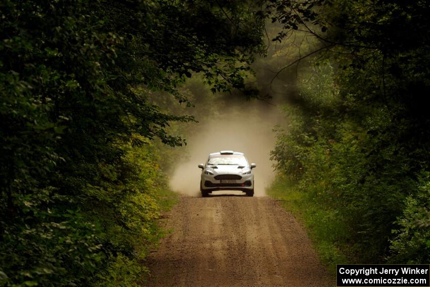 Javier Olivares / K.J. Miller Ford Fiesta Rally3 on SS13, Anchor-Mattson I.