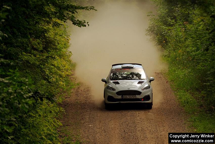 Javier Olivares / K.J. Miller Ford Fiesta Rally3 on SS13, Anchor-Mattson I.