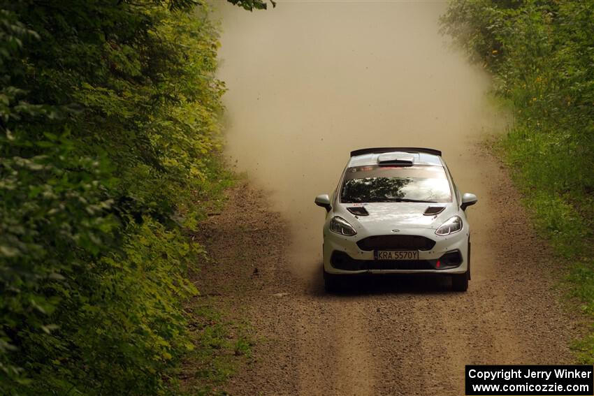 Javier Olivares / K.J. Miller Ford Fiesta Rally3 on SS13, Anchor-Mattson I.