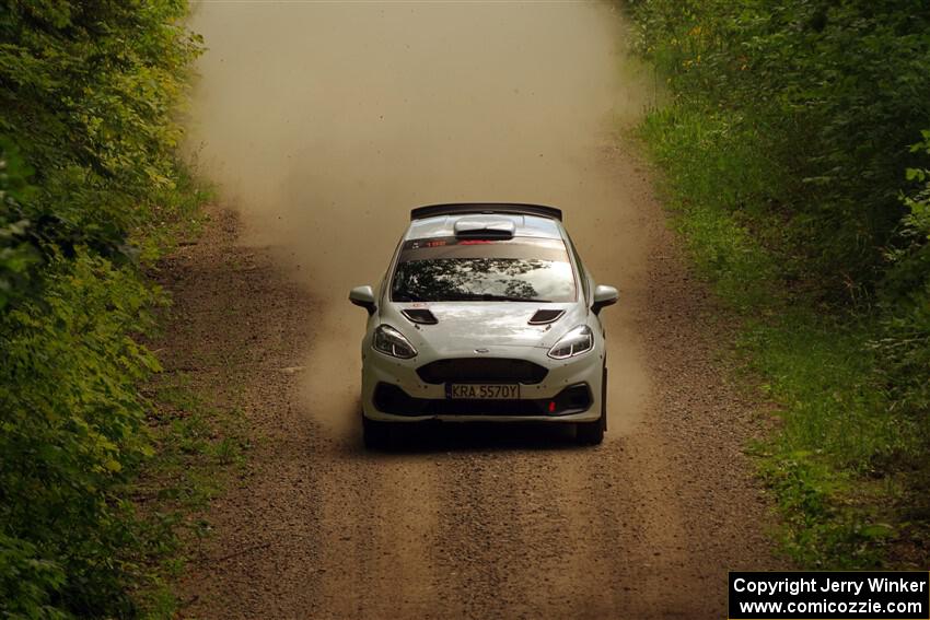 Javier Olivares / K.J. Miller Ford Fiesta Rally3 on SS13, Anchor-Mattson I.