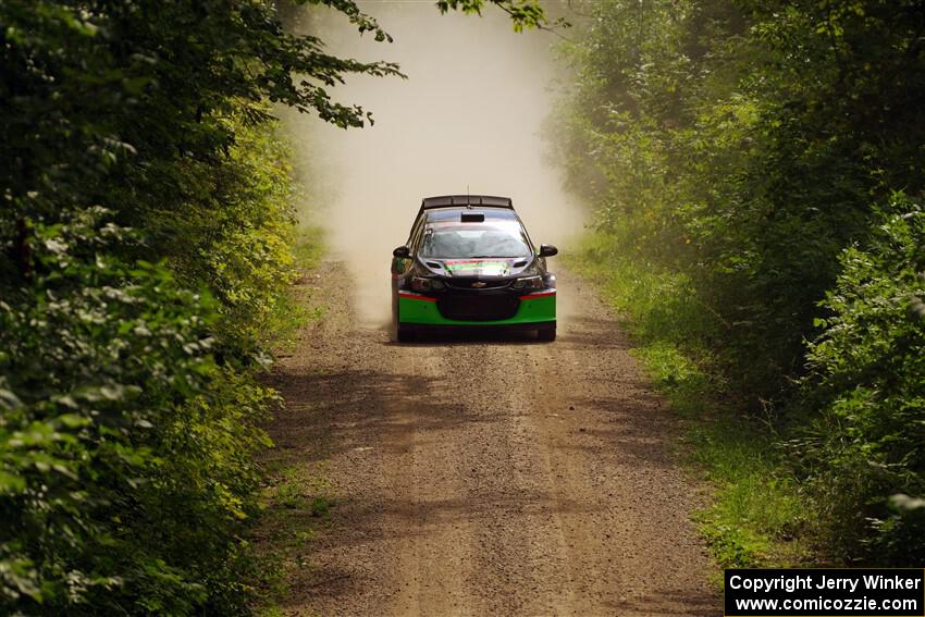 Pat Moro / Ole Holter Chevy Sonic LS on SS13, Anchor-Mattson I.