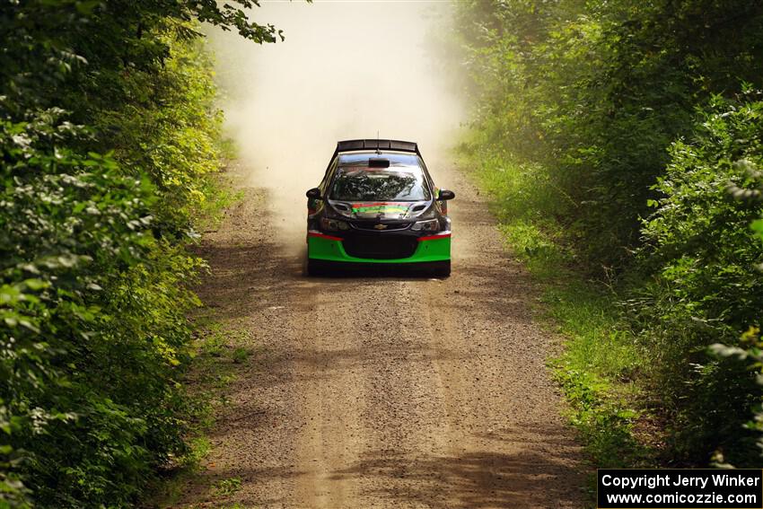 Pat Moro / Ole Holter Chevy Sonic LS on SS13, Anchor-Mattson I.