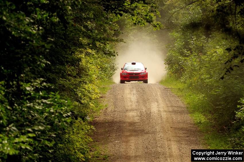 George Plsek / Danny Persein Mitsubishi Lancer WRC on SS13, Anchor-Mattson I.