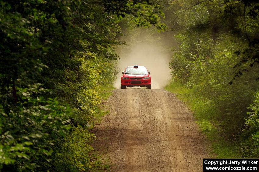 George Plsek / Danny Persein Mitsubishi Lancer WRC on SS13, Anchor-Mattson I.